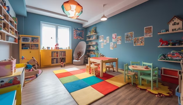 Современный детский сад: яркий, уютный и функциональный интерьер для комфортного развития детей